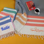 Personalised Cotton Throw, Personalised Gift For Her, thumbnail 5 of 12