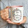 You Are 'Blooming Lovely' Ceramic Mug, thumbnail 2 of 3