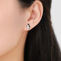 Enamel Penguin Stud Earrings In Sterling Silver, thumbnail 7 of 12