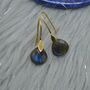 Rainbow Moonstone Or Labradorite Earrings, thumbnail 5 of 11