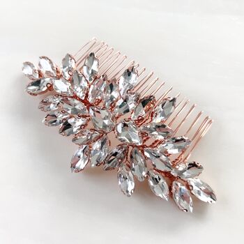Rose Gold Hair Comb, 2 of 5
