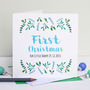 Personalised 'First Christmas' Card, thumbnail 3 of 4