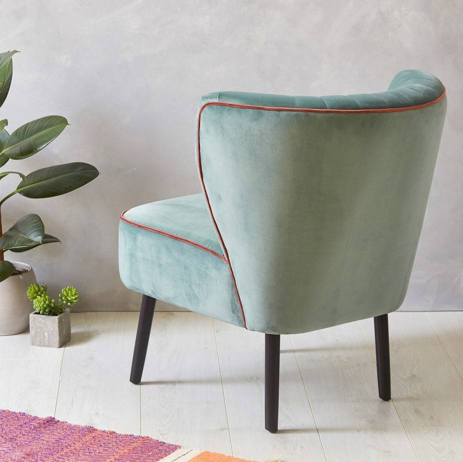 Mint Velvet Mid Century Cocktail Chair By Fern & Grey