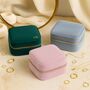Personalised Velvet Jewellery Organiser, thumbnail 2 of 12