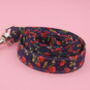 Red Strawberry And Polkadot Dog Lead, thumbnail 3 of 5