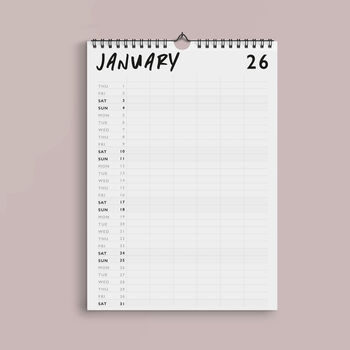 2026 Chaos Wall Calendar, 2 of 4
