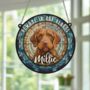 Vizsla Wirehaired Memorial Suncatcher, thumbnail 5 of 6