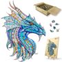 Dragon Wooden Jigsaw Puzzle With 280 Pieces, thumbnail 1 of 5