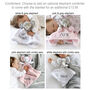 Personalised Reversible Pink And White Elephant Blanket, thumbnail 7 of 7