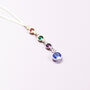 Mother And Three Children Birthstone Pendant Necklace, thumbnail 6 of 9