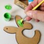 Paint Your Own Easter Bunny Letters Letterbox Craft Kit, thumbnail 3 of 5