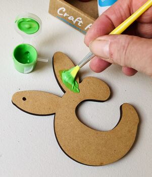 Paint Your Own Easter Bunny Letters Letterbox Craft Kit, 3 of 5
