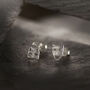 Theatre/Drama Mask Studs In Silver, thumbnail 1 of 3