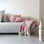 Uptown Wool Throw Pink, thumbnail 1 of 6