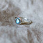 Sterling Silver Precious Gemstone Ring, thumbnail 2 of 6