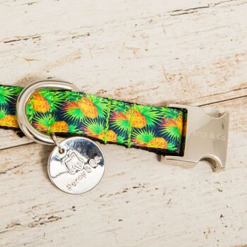 The Alderley Green Botanical Dog Collar, 7 of 7