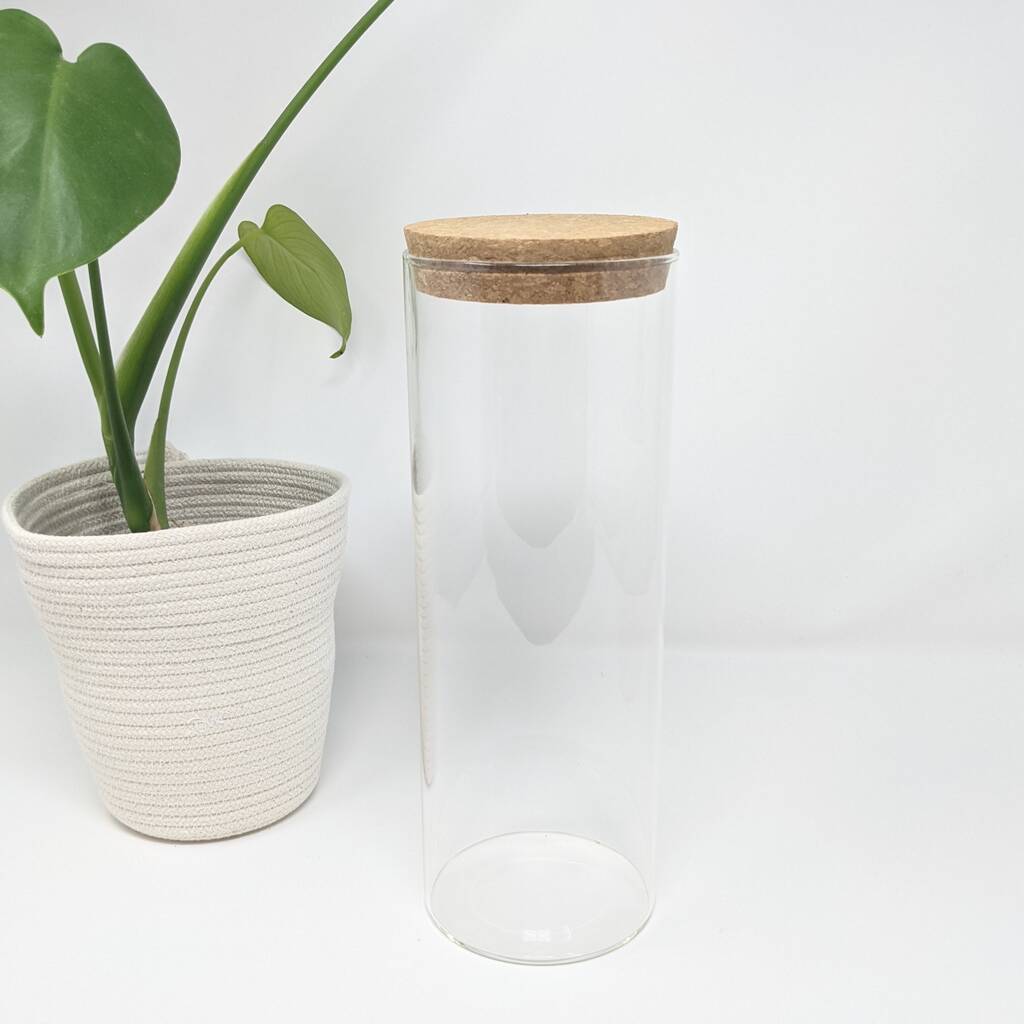 Glass Jar With Cork Lid 1800ml By Tabitha Eve