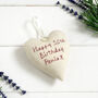 Personalised Mini Hanging Heart Birthday Gift For Her, Any Age, thumbnail 1 of 12