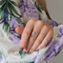 Spring Hand Stamped Stacking Ring, thumbnail 2 of 5