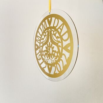Golden Anniversary Hanging Ornament, 6 of 11