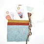 Embroidered Scissors Pouch And Mini Pincushion, thumbnail 3 of 3