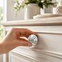 Round Shaped Misty Bloom Ceramic Drawer Knob, thumbnail 5 of 9