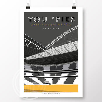 Notts County You 'Pies Wembley 2026 Poster, 2 of 6