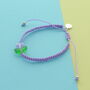 Personalised Macrame Tulip Flower Bracelet, thumbnail 3 of 9