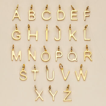 Mama And Baby Bear Initial Charm Necklace, 7 of 10
