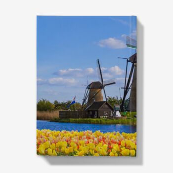 A5 Hardback Notebook Featuring Windmills In Holland, 4 of 4
