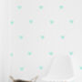 Watercolour Hearts Wall Stickers, thumbnail 9 of 12