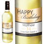 Personalised Happy Birthday White Wine, thumbnail 2 of 5