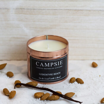 Luskentyre Beach Rose Gold Candle Tin, 5 of 5