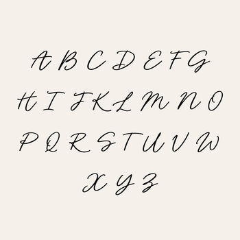 Personalised Script Initials Canvas Tote Bag, 2 of 2