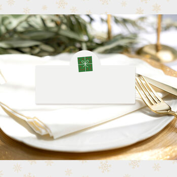 Personalised Colourful Christmas Place Cards, 7 of 12
