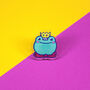 Recycled Acrylic Frog King Pin Badges, thumbnail 3 of 5