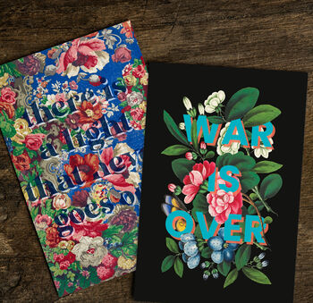 There Is A Light Floral Typography Print, 3 of 3