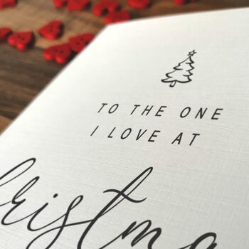 Romantic Personalised Christmas Card, 4 of 4