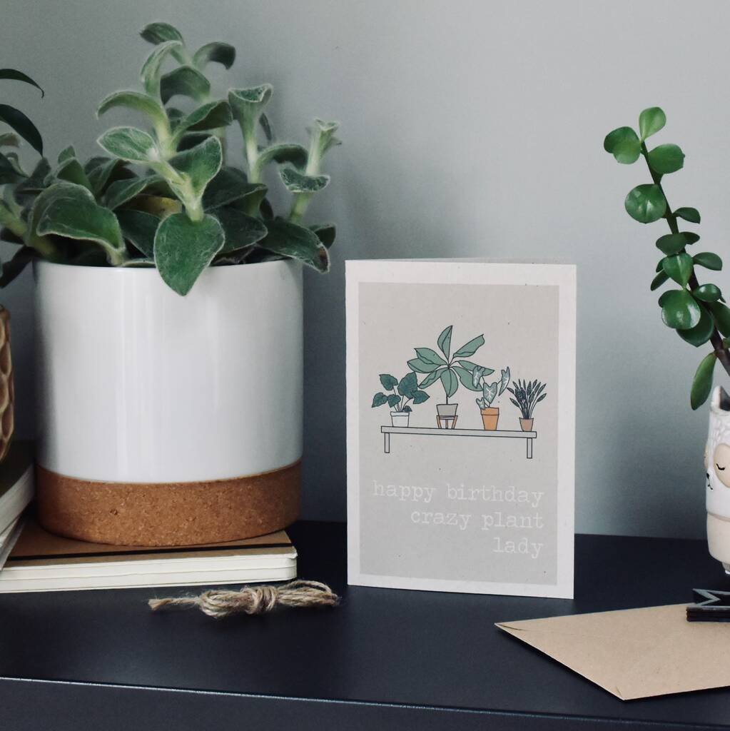 Plant Lady Birthday Card By Paper And Inc Plant Lady Birthday Card By Paper And Inc