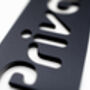 Modern Black Acrylic Private Door Sign, thumbnail 8 of 12