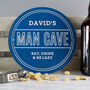 Personalised Man Cave Heritage Plaque Gift For Him, thumbnail 1 of 4