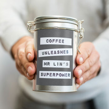 'Superpower' Coffee Gift In Tin, 4 of 10