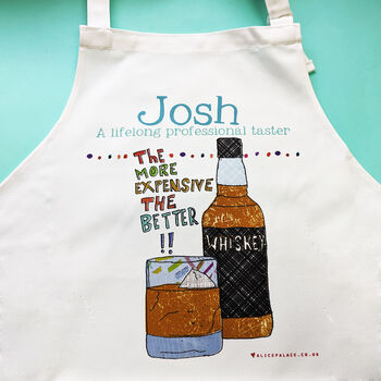 Personalised 'Whisky' Apron, 5 of 5