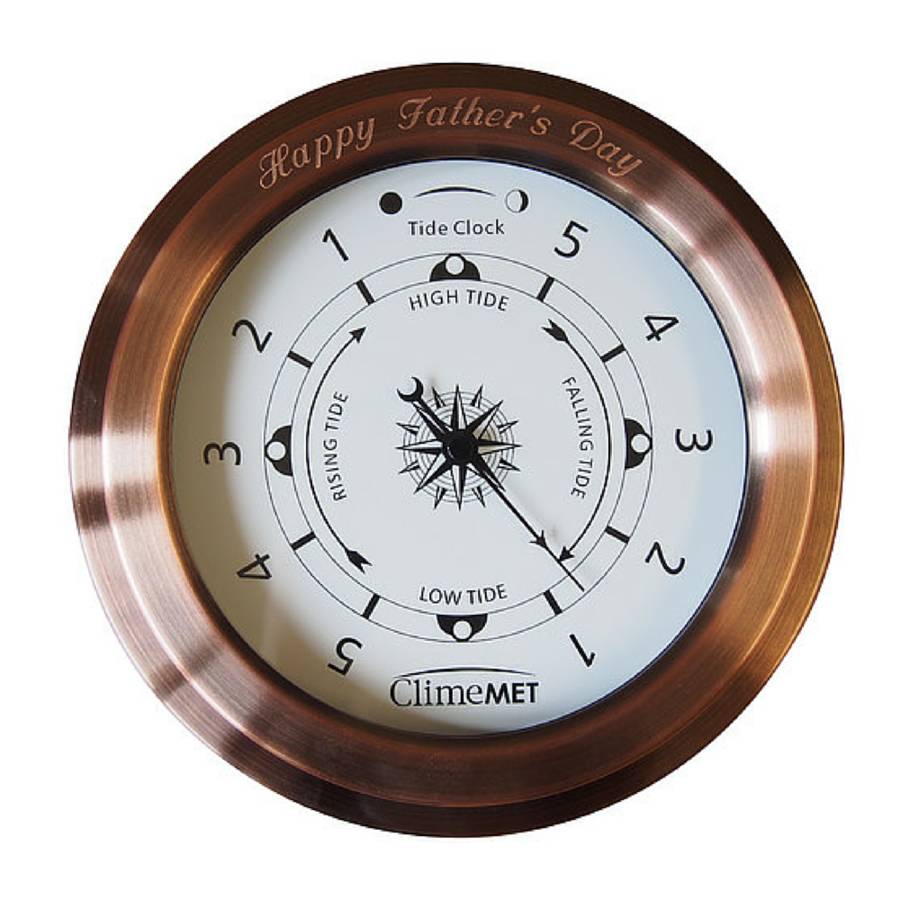 metallic tide clock by climemet