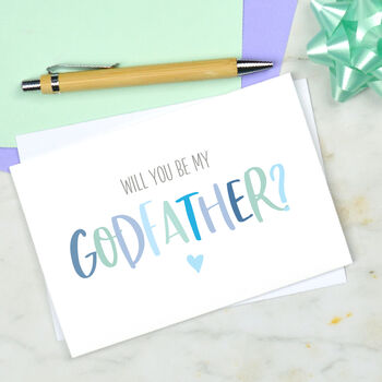 'Will You Be My Godmother?' Card, 3 of 3