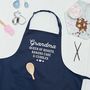 Personalised Queen Of Cooking Apron, thumbnail 1 of 4