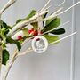 Porcelain Baby's First Christmas Hanging Decoration, thumbnail 2 of 2