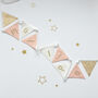 Personalised Neutral And Gold Bunting, thumbnail 2 of 5