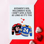 Funny Heated Rivalry Valentine's Day Card, thumbnail 2 of 4