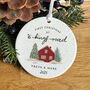 Personalised First Christmas New Home Ceramic Ornament Gift, thumbnail 7 of 7